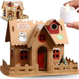 domek-dla-dzieci-do-dekorowania-skladania-kartonowy-swiecacy-lampka-tektura