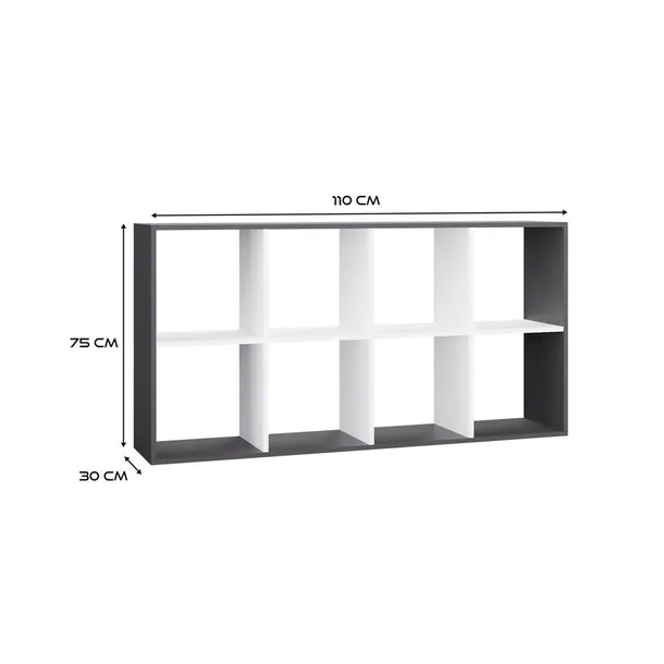 regal-malax-2x4-antracyt-bialy-szerokosc-mebla-147-cm