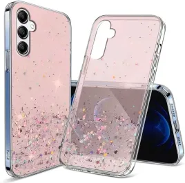wousunly-brokatowe-etui-do-samsung-galaxy-s24-s25-bezbarwno-rozowe