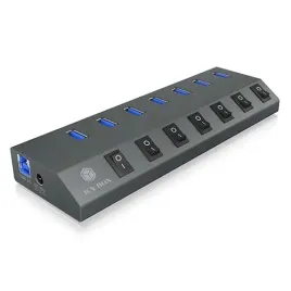 hub-usb-icybox-ib-hub1701-c3-usb-3-0-7x-usb-a-bc-1-2-indywidualne-wlaczniki