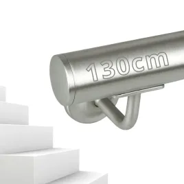 porecz-scienna-srebrna-schodowa-zestaw-stal-barierka-na-schody-130cm