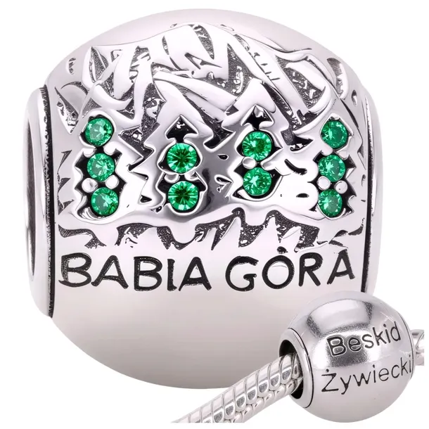 Charms Babia Góra srebro 925 Beskid Żywiecki Karpaty