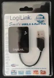 hub-rozdzielacz-logilink-ua0139-usb-2-0-4x-usb-a-480-mbps-czarny-pasywny