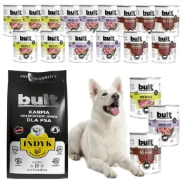 karma-sucha-z-indykiem-i-mokra-dla-psa-mix-smakow-miesny-bult-174kg