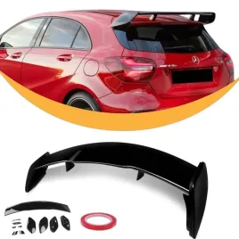 lotka-spoiler-mercedes-w176-a35-a45-style-benz-czarny-polysk-dokladka-amg