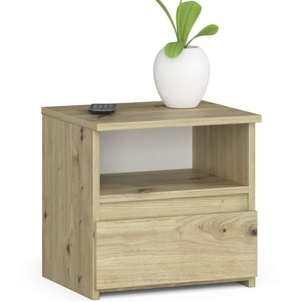 Akord szafka nocna CL1 40 cm 1 szuflada - dąb artisan 40 x 40 x 35
