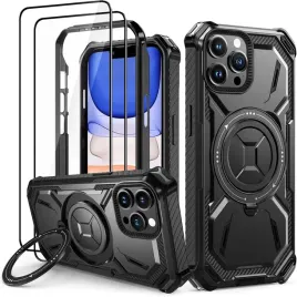 lanhiem-pancerne-etui-do-iphone-12-pro-max-stojak-ring-uchwyt-czarne