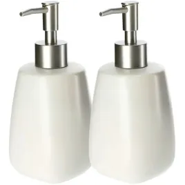 dozownik-mydla-na-mydlo-w-plynie-pojemnik-plyn-400-ml-bialy-ceramiczny-2szt