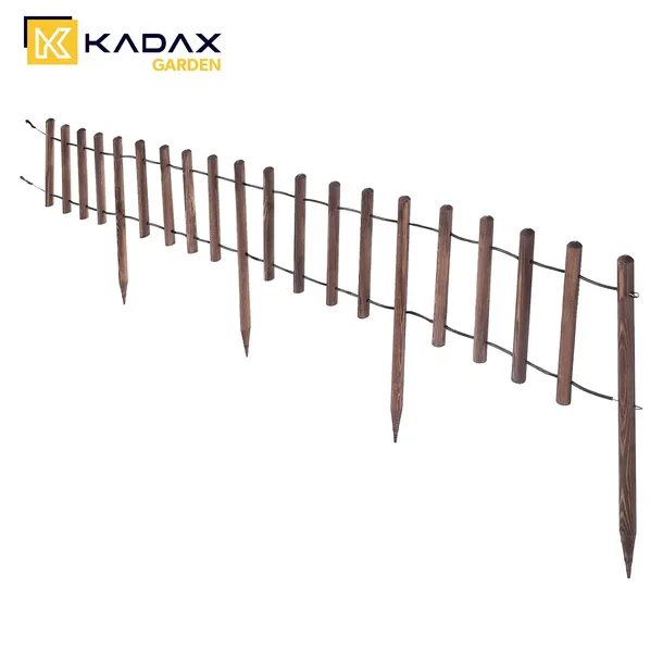 palisada-ogrodowa-185-cm-obrzeze-ogrodowe-plotek-drewniany-trawnikowy-braz-stan-nowy-material-drewno