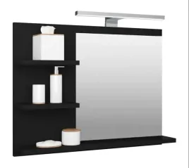 lustro-lazienkowe-czarny-mat-600x500mm-z-polkami-led-lewe