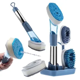 zmywak-gabka-do-mycia-naczyn-dozownik-plynu-z-raczka-zestaw-4-szczotek