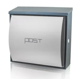 skrzynka-pocztowa-na-listy-design-ciemno-szara-janoszare-drzwi