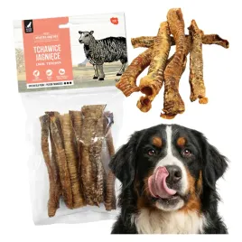 gryzaki-dla-psa-tchawice-jagniece-przysmaki-do-gryzienia-opakowanie-100g