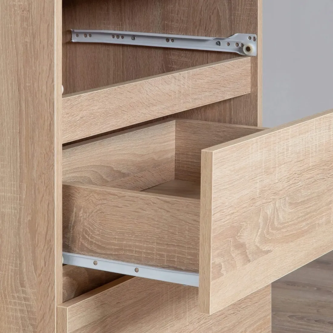 komoda-cl2-2sz-clp-dab-sonoma-stan-nowy