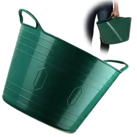 kosz-koszyk-elastyczny-pojemnik-plastikowy-uniwersalny-26l-okragly-zielony