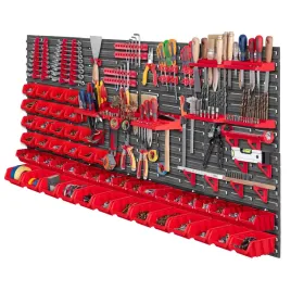 tablica-narzedziowa-scianka-warsztatowa-156x78cm-95el-uchwyty-kuwety-garaz