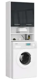 slupek-regal-lazienkowy-fin-nad-pralke-bialy-grafit-polysk