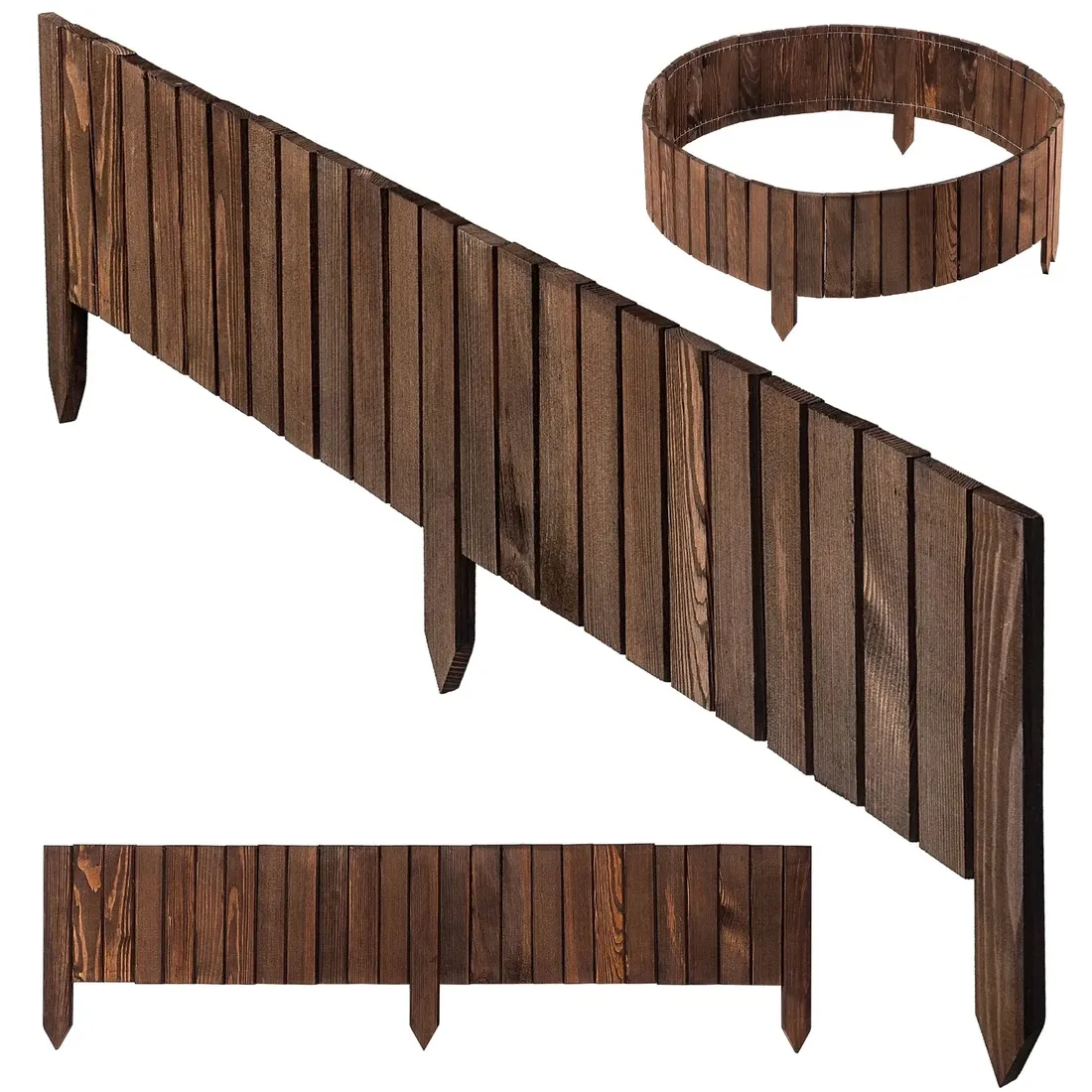 obrzeze-palisada-ogrodowa-plotek-drewniany-trawnikowy-wbijany-braz-20x116-stan-nowy