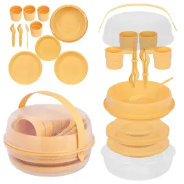 naczynia-turystyczne-zestaw-sztucce-kubki-talerze-dla-4-osob-kemping-curver