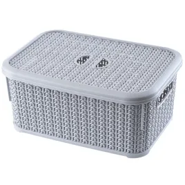 pojemnik-pudelko-z-pokrywka-do-przechowywania-6l-koszyk-organizer-box-szary