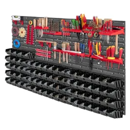 tablica-narzedziowa-scianka-warsztatowa-156x78cm-101el-uchwyty-kuwety-garaz
