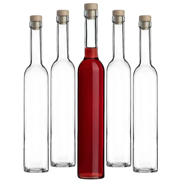 BUTELKA SZKLANA FUTURA 500 ml 0,5L BUTELKI SZKLANE NA NALEWKI 8 szt + KOREK