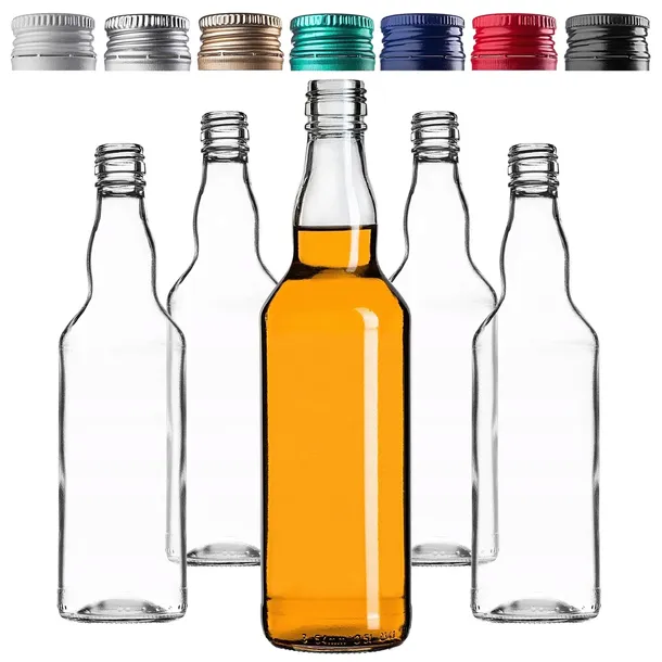 10 SZT BUTELKI MONOPOLOWE MONOPOL 500ML 0,5L Z ZAKRĘTKĄ NA BIMBER WÓDKĘ SOK