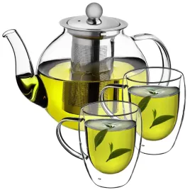 dzbanek-zaroodporny-1l-z-zaparzaczem-do-herbaty-szklanki-termiczne-2-szt