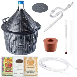 balon-dama-na-wino-gasior-34l-korek-rurka-fermentacyjna-zestaw-winiarski