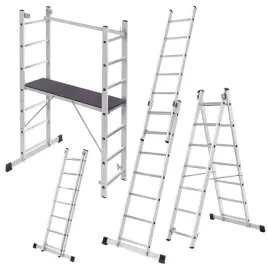 rusztowanie-aluminiowe-mini-2x7-stopni-podest-roboczy-skladany-drabina-3w1