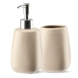 zestaw-lazienkowy-komplet-do-lazienki-dozownik-kubek-bezowy-ceramiczny-2w1