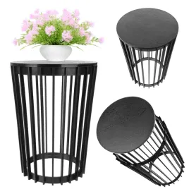 kwietnik-stojacy-stojak-na-kwiaty-loft-dwustronny-czarny-polka-blat-54-cm