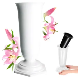 wazon-flakon-na-cmentarz-37cm-kwiaty-sztuczne-nagrobny-wklad-bialy