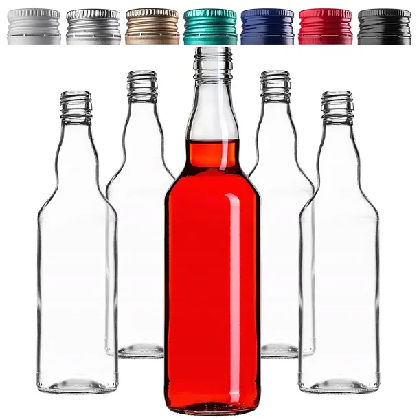 100 SZT BUTELKI MONOPOLOWE MONOPOL 500ML 0,5L Z ZAKRĘTKĄ NA BIMBER WÓDKĘ