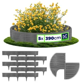 obrzeze-trawnikowe-palisada-ogrodowa-plotek-wbijany-szary-390-cm-5-szt