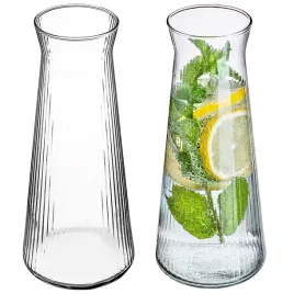 karafka-dzbanek-szklany-na-wode-1l-1000-ml-lemoniade-napoje-ryflowane-2szt