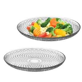 2x-talerze-obiadowe-30-cm-duzy-plytki-szklany-okragly-plaski-zestaw-talerzy