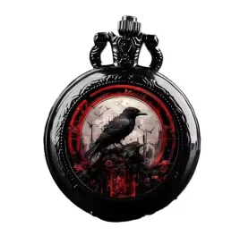 zegarek-kieszonkowy-kruk-gothic-czarny-dark-fantasy-prezent