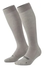 meskie-skarpety-kompresyjne-sportowe-wysokie-cep-flight-szare-m