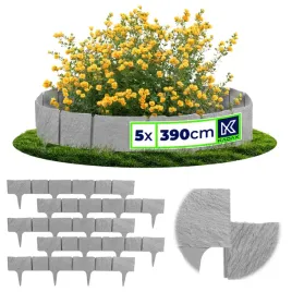 obrzeze-trawnikowe-palisada-ogrodowa-plotek-wbijany-szary-kamien-390cm-5szt