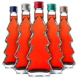 5x-butelka-szklana-choinka-200-ml-02l-na-nalewki-wino-butelki-swiateczne