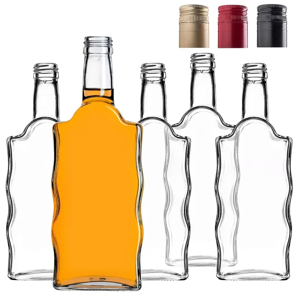 10 SZT. BUTELKA SZKLANA na NALEWKI WINO SOK LIKIERY BIMBER FALA 500ml 0,5L