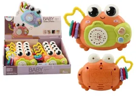 krab-aparat-grzechotka-projektor-na-baterie-dzwieki-pomaranczowy-lean-toys