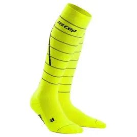 cep-damskie-skarpety-kompresyjne-sportowe-reflective-wysokie-zolte-s