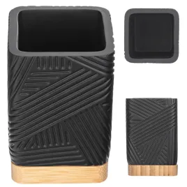 kubek-lazienkowy-na-szczoteczki-pojemnik-czarny-organizer-bambusem-kwadrat