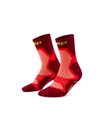skarpety-kompresyjne-do-polowy-lydki-z-wysciolka-unisex-run-cep-czerwone