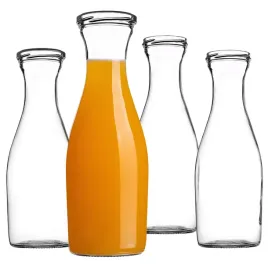 karafka-butelka-na-wode-1l-1000ml-lemoniade-wino-napoje-sok-szklana-4-szt