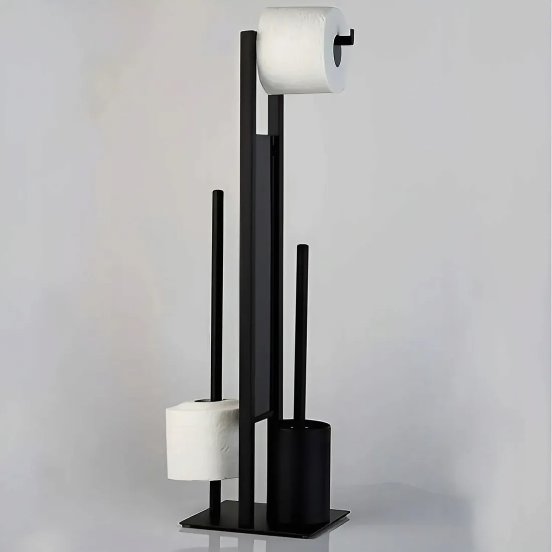 stojak-na-papier-toaletowy-metalowy-czarny-wolnostojacy-zestaw-3w1