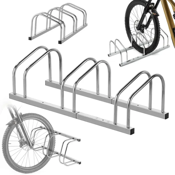 STOJAK NA ROWERY ROWER PARKING ROWEROWY UCHWYT 3 STANOWISKA 84x33x26 cm