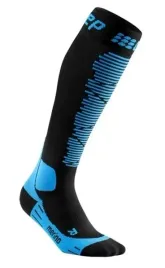 cep-damskie-skarpety-kompresyjne-sportowe-ski-merino-wysokie-niebieskie-s